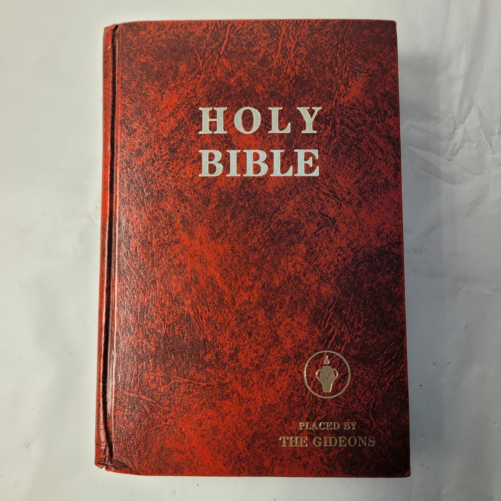 The Gideons Holy‎ Bible KJV Red Hardcover Religious Scripture Study Book